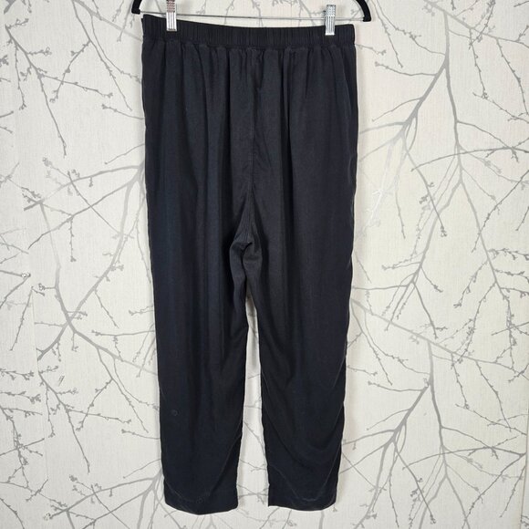 Lululemon Black 100% Tencel Can You Fell The Pleat Ankle Pants - Picture 4 of 7